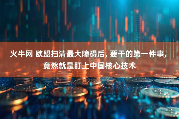 火牛网 欧盟扫清最大障碍后, 要干的第一件事, 竟然就是盯上中国核心技术