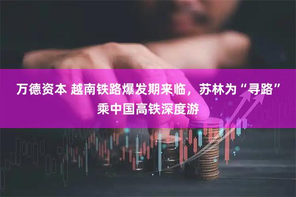 万德资本 越南铁路爆发期来临，苏林为“寻路”乘中国高铁深度游
